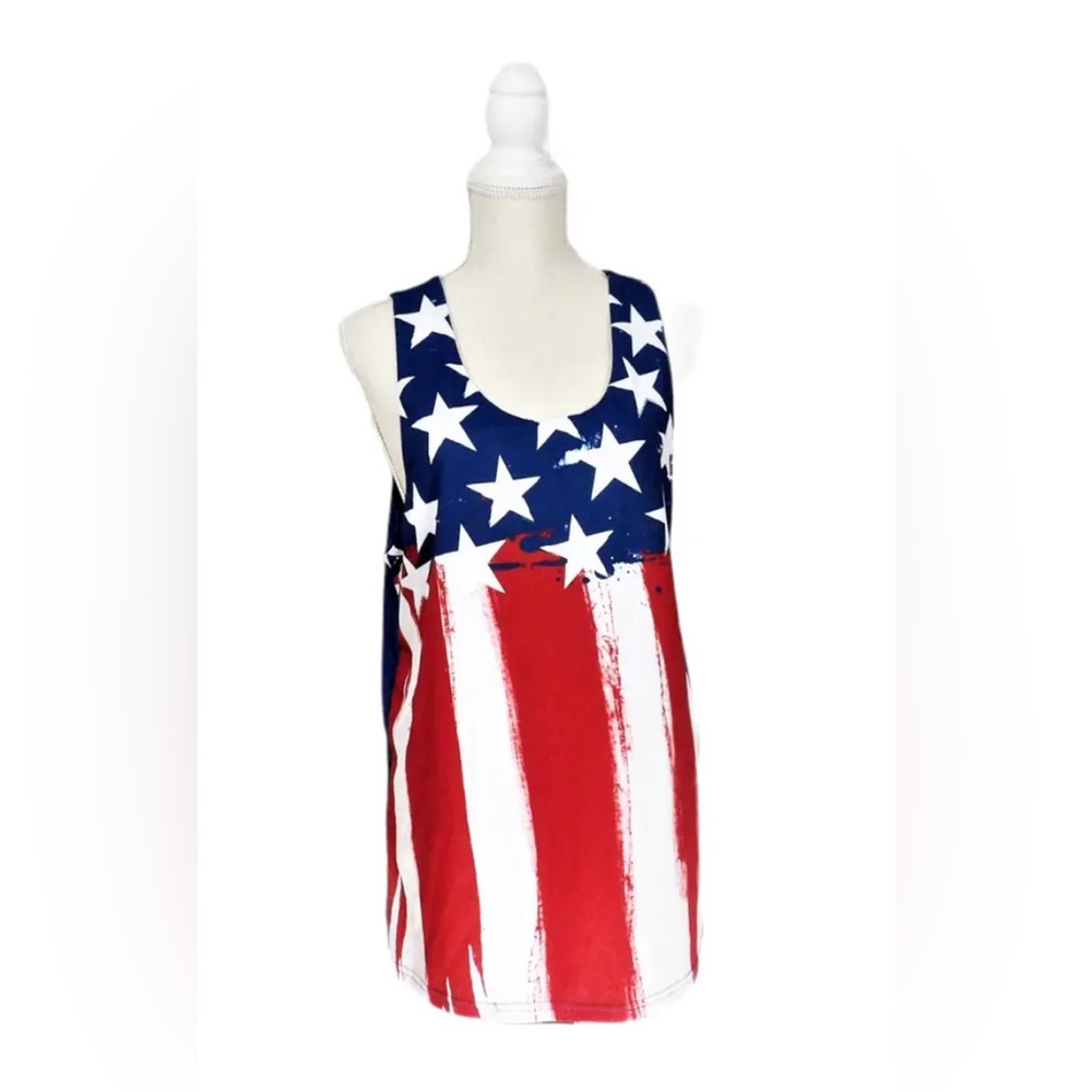 American Flag Tank Top